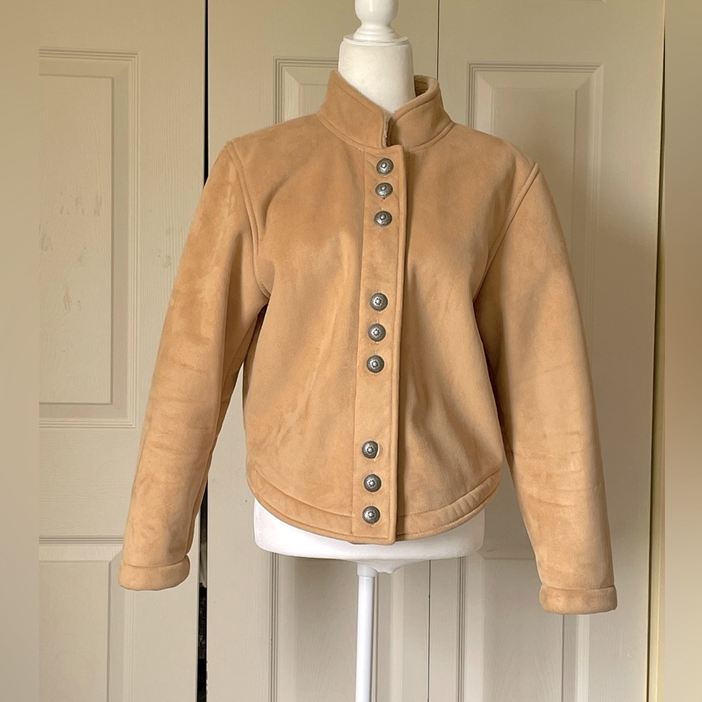 County Clothing Faux Suede Jacket made in Canada
Size: L